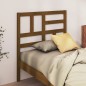 vidaXL Cabecero de cama madera maciza de pino marrón miel 106x4x104 cm vidaXL Cabecero de cama madera maciza de pino marrón miel 106x4x104 cm