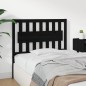 vidaXL Cabecero de cama madera maciza de pino negro 105,5x4x100 cm vidaXL Cabecero de cama madera maciza de pino negro 105,5x4x100 cm
