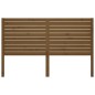 vidaXL Cabecero de cama madera maciza de pino marrón miel 126x4x100 cm vidaXL Cabecero de cama madera maciza de pino marrón miel 126x4x100 cm