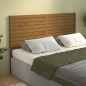 vidaXL Cabecero de cama madera maciza de pino marrón miel 126x4x100 cm vidaXL Cabecero de cama madera maciza de pino marrón miel 126x4x100 cm