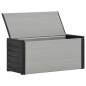 vidaXL Baúl para desechos de jardín gris 85x34x40 cm vidaXL Baúl para desechos de jardín gris 85x34x40 cm