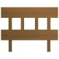 vidaXL Cabecero de cama madera maciza de pino marrón miel 78,5x3x81 cm vidaXL Cabecero de cama madera maciza de pino marrón miel 78,5x3x81 cm