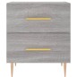 vidaXL Mesita de noche madera de ingeniería gris Sonoma 40x35x47,5 cm vidaXL Mesita de noche madera de ingeniería gris Sonoma 40x35x47,5 cm