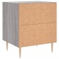 vidaXL Mesita de noche madera de ingeniería gris Sonoma 40x35x47,5 cm vidaXL Mesita de noche madera de ingeniería gris Sonoma 40x35x47,5 cm