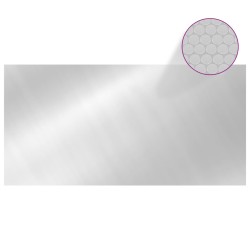 vidaXL Cubierta de piscina rectangular PE plateado 1200x600 cm