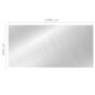 vidaXL Cubierta de piscina rectangular PE plateado 1200x600 cm