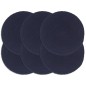 vidaXL Mantel individual redondo 6 uds algodón azul marino liso 38 cm vidaXL Mantel individual redondo 6 uds algodón azul marino liso 38 cm
