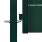 vidaXL Puerta de valla de PVC y acero verde 100x81 cm vidaXL Puerta de valla de PVC y acero verde 100x81 cm