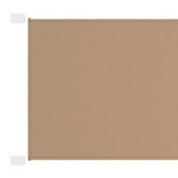 vidaXL Toldo vertical tela oxford gris taupé 60x600 cm