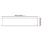 vidaXL Toldo vertical tela oxford gris taupé 60x600 cm vidaXL Toldo vertical tela oxford gris taupé 60x600 cm