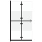 vidaXL Mampara de ducha plegable vidrio ESG medio esmerilado 80x190 cm vidaXL Mampara de ducha plegable vidrio ESG medio esmerilado 80x190 cm