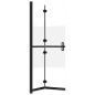 vidaXL Mampara de ducha plegable vidrio ESG medio esmerilado 80x190 cm vidaXL Mampara de ducha plegable vidrio ESG medio esmerilado 80x190 cm