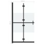 vidaXL Mampara de ducha plegable vidrio ESG medio esmerilado 120x190cm vidaXL Mampara de ducha plegable vidrio ESG medio esmerilado 120x190cm