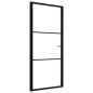 vidaXL Puerta interior vidrio ESG y aluminio negro 102,5x201,5 cm vidaXL Puerta interior vidrio ESG y aluminio negro 102,5x201,5 cm