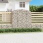 vidaXL Cesta gaviones forma arco hierro galvanizado 200x30x200/220 cm vidaXL Cesta gaviones forma arco hierro galvanizado 200x30x200/220 cm