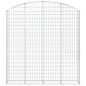 vidaXL Cesta gaviones forma arco hierro galvanizado 200x30x200/220 cm vidaXL Cesta gaviones forma arco hierro galvanizado 200x30x200/220 cm