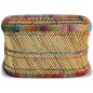 vidaXL Mesa de centro de bambú con detalles chindi multicolor vidaXL Mesa de centro de bambú con detalles chindi multicolor