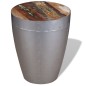 vidaXL Taburete aviador madera maciza reciclada vidaXL Taburete aviador madera maciza reciclada