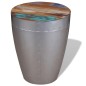 vidaXL Taburete aviador madera maciza reciclada vidaXL Taburete aviador madera maciza reciclada