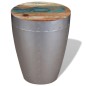 vidaXL Taburete aviador madera maciza reciclada vidaXL Taburete aviador madera maciza reciclada