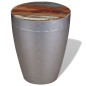 vidaXL Taburete aviador madera maciza reciclada vidaXL Taburete aviador madera maciza reciclada