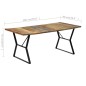 vidaXL Mesa de comedor de madera maciza reciclada 180x90x76 cm vidaXL Mesa de comedor de madera maciza reciclada 180x90x76 cm