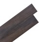 vidaXL Lamas para suelo PVC autoadhesivas 5,21 m² 2 mm marrón oscuro vidaXL Lamas para suelo PVC autoadhesivas 5,21 m² 2 mm marrón oscuro