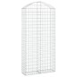vidaXL Cesta gaviones forma arco hierro galvanizado 100x30x200/220 cm vidaXL Cesta gaviones forma arco hierro galvanizado 100x30x200/220 cm