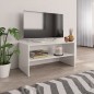vidaXL Mueble de TV madera contrachapada blanco brillante 80x40x40 cm vidaXL Mueble de TV madera contrachapada blanco brillante 80x40x40 cm