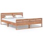 vidaXL Estructura de cama madera de teca maciza 160x200 cm vidaXL Estructura de cama madera de teca maciza 160x200 cm