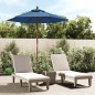 vidaXL Sombrilla de jardín con poste de madera azul celeste 196x231 cm vidaXL Sombrilla de jardín con poste de madera azul celeste 196x231 cm