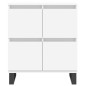 vidaXL Aparadores 3 uds madera contrachapada blanco vidaXL Aparadores 3 uds madera contrachapada blanco