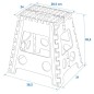 Taburete plegable ProPlus para camping o caravana, 39.5 cm, 770826 Taburete plegable ProPlus para camping o caravana, 39.5 cm, 770826