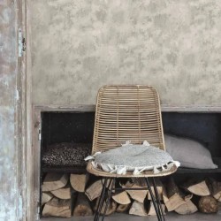 DUTCH WALLCOVERINGS Papel pintado hormigón gris