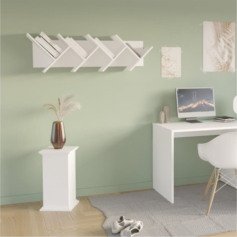 FMD Mesita decorativa con puerta blanco 57,4 cm FMD Mesita decorativa con puerta blanco 57,4 cm