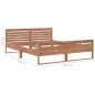vidaXL Estructura de cama madera de teca maciza 160x200 cm vidaXL Estructura de cama madera de teca maciza 160x200 cm