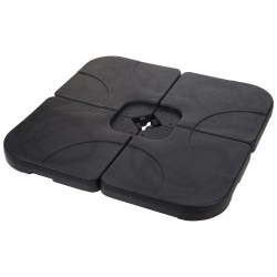 ProGarden Base de sombrilla 4 piezas 50x50x75 cm