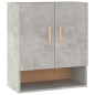 vidaXL Armario de pared madera contrachapada gris hormigón 60x31x70 cm vidaXL Armario de pared madera contrachapada gris hormigón 60x31x70 cm