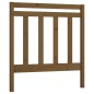 vidaXL Cabecero de cama madera maciza de pino marrón miel 106x4x100 cm vidaXL Cabecero de cama madera maciza de pino marrón miel 106x4x100 cm