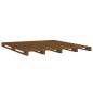 vidaXL Cama de palets madera de pino marrón miel King Size 150x200 cm