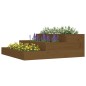 vidaXL Jardinera madera maciza de pino marrón miel 78x78x27 cm vidaXL Jardinera madera maciza de pino marrón miel 78x78x27 cm