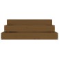 vidaXL Jardinera madera maciza de pino marrón miel 78x78x27 cm vidaXL Jardinera madera maciza de pino marrón miel 78x78x27 cm