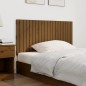 vidaXL Cabecero cama pared madera maciza pino marrón miel 127,5x3x60cm vidaXL Cabecero cama pared madera maciza pino marrón miel 127,5x3x60cm