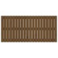 vidaXL Cabecero cama pared madera maciza pino marrón miel 127,5x3x60cm vidaXL Cabecero cama pared madera maciza pino marrón miel 127,5x3x60cm