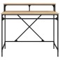 vidaXL Escritorio de hierro y madera contrachapada Sonoma 100x50x90 cm vidaXL Escritorio de hierro y madera contrachapada Sonoma 100x50x90 cm