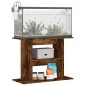 vidaXL Soporte para acuario madera ingeniería roble ahumado 80x35x60cm