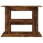 vidaXL Soporte para acuario madera ingeniería roble ahumado 80x35x60cm