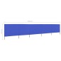 vidaXL Paravientos de 5 paneles tela azul celeste 600x120 cm vidaXL Paravientos de 5 paneles tela azul celeste 600x120 cm