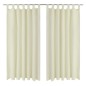 2 cortinas micro-satinadas con trabillas 140 x 175 cm 2 cortinas micro-satinadas con trabillas 140 x 175 cm