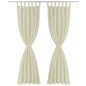 2 cortinas micro-satinadas con trabillas 140 x 175 cm 2 cortinas micro-satinadas con trabillas 140 x 175 cm